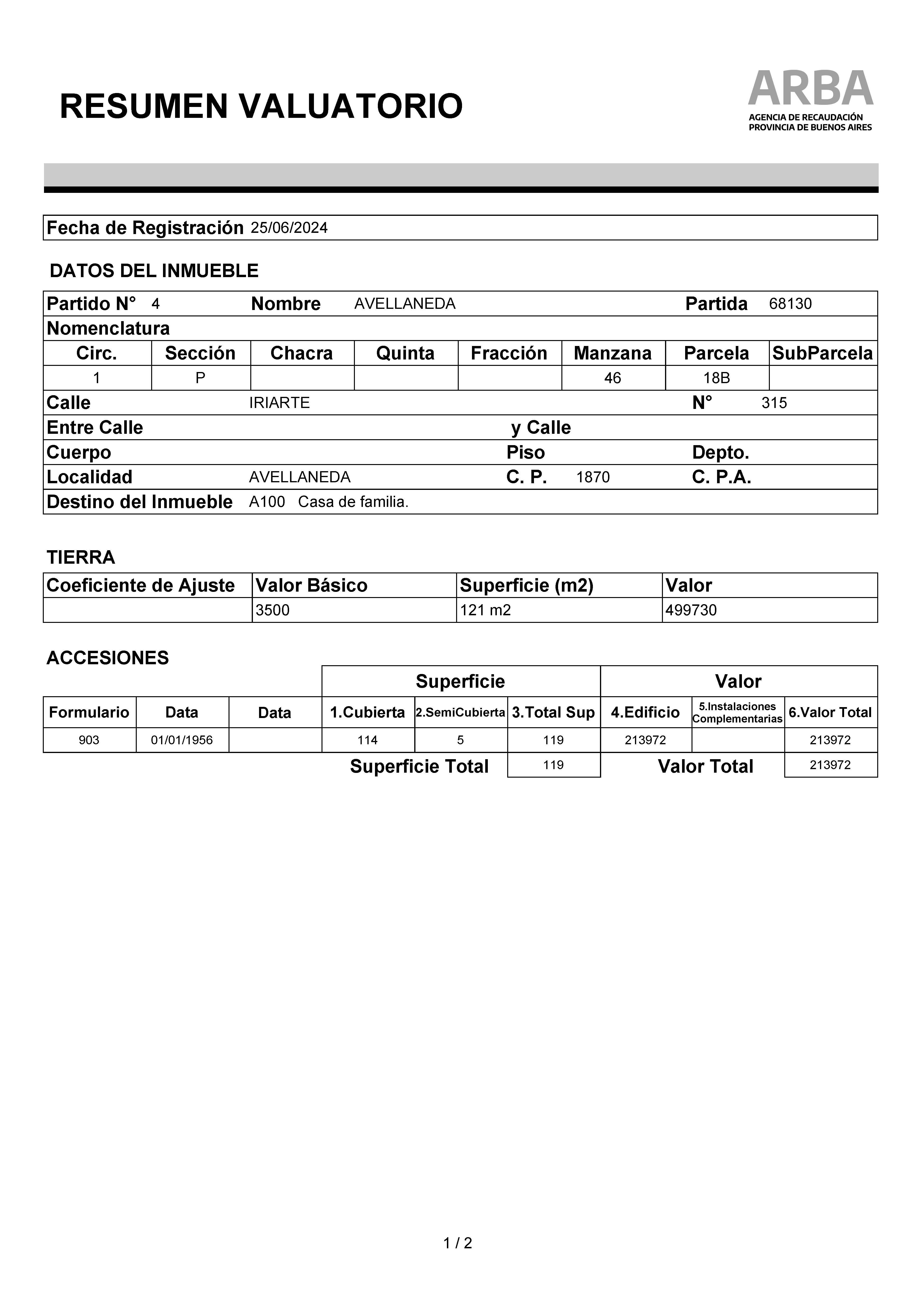 Declaraciones Juradas 1